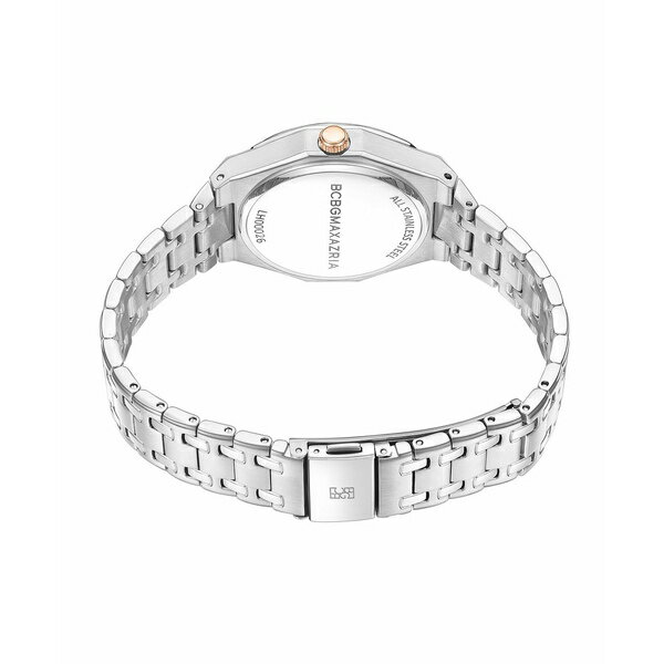 ビーシービージーマックスアズリア レディース 腕時計 アクセサリー Women s Classic Silver-Tone Stainless Steel Bracelet Watch 36mm Silver