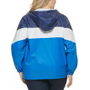 リーバイス レディース ジャケット＆ブルゾン アウター Trendy Plus Size Colorblock Rain Slicker Jacket Cobalt Multi