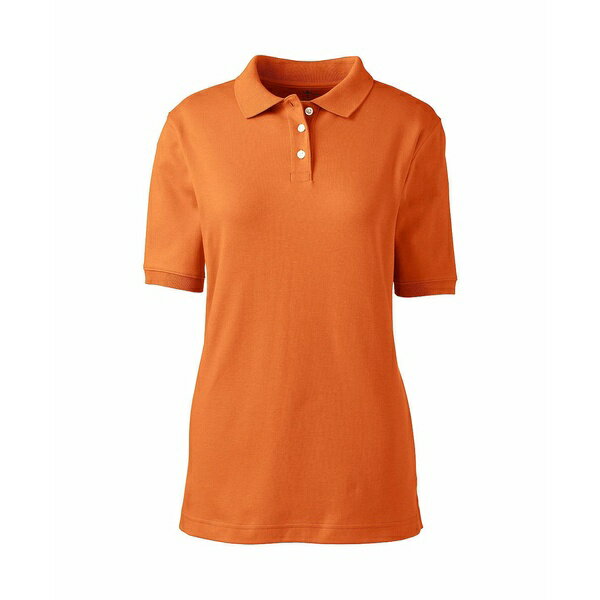 ランズエンド レディース シャツ トップス Women's School Uniform Short Sleeve Interlock Polo Shirt..