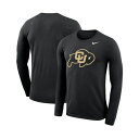 ナイキ レディース Tシャツ トップス Men's Black Colorado Buffaloes Big and Tall Primary Logo Legend Performance Long Sleeve T-shirt Black