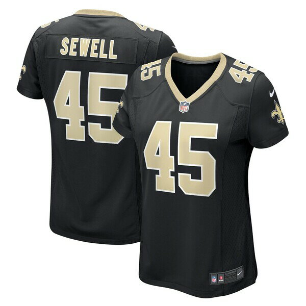 楽天astyナイキ レディース ユニフォーム トップス Nephi Sewell New Orleans Saints Nike Women's Game Player Jersey Black