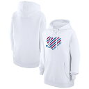 カールバンクス レディース パーカー・スウェットシャツ アウター Colorado Avalanche GIII 4Her by Carl Banks Women's Heart Pullover Hoodie White