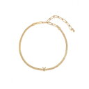 エティカ レディース ネックレス・チョーカー・ペンダントトップ アクセサリー Zodiac Herringbone 18K Gold Plated Necklace Taurus