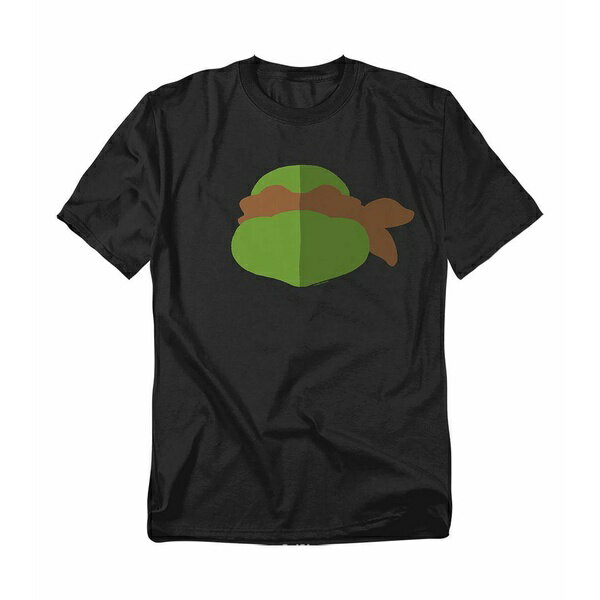 ロゴビジョン メンズ Tシャツ トップス Men's TMNT Mikey Face T-Shirt Black