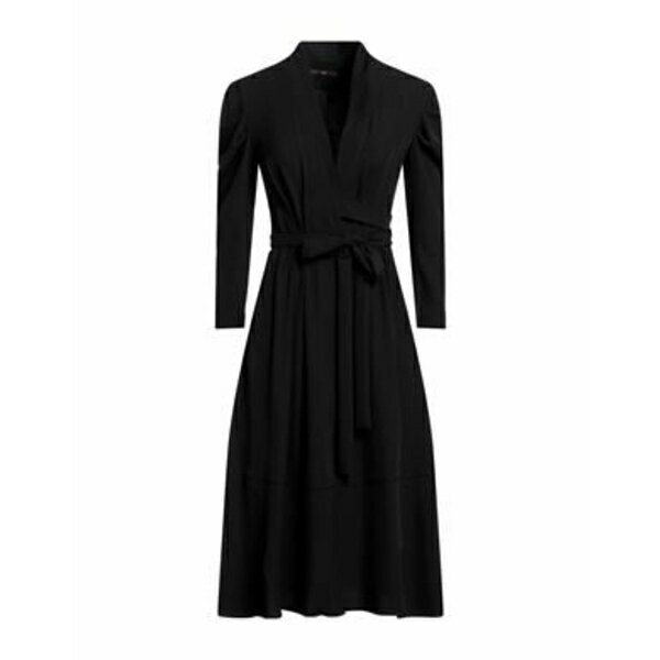 【送料無料】 ハイ レディース ワンピース トップス Midi dresses Black