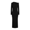 【送料無料】 ヴェルサーチ レディース ワンピース トップス Midi dresses Black