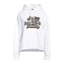 【送料無料】 ディースクエアード レディース パーカー・スウェットシャツ アウター Sweatshirts White
