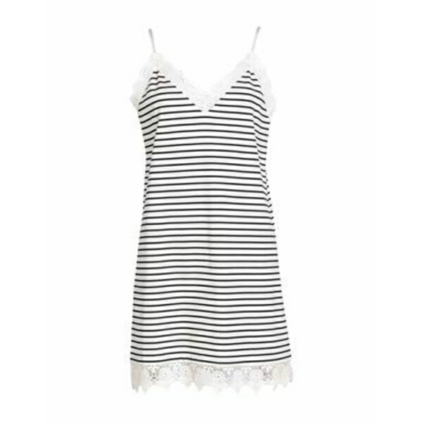 【送料無料】 ピンコ レディース ワンピース トップス Mini dresses White