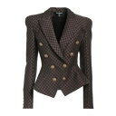 【送料無料】 バルマン レディース ジャケット&ブルゾン アウター Blazers Green
