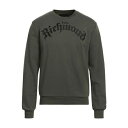 【送料無料】 ジョン リッチモンド メンズ パーカー スウェットシャツ アウター Sweatshirts Military green