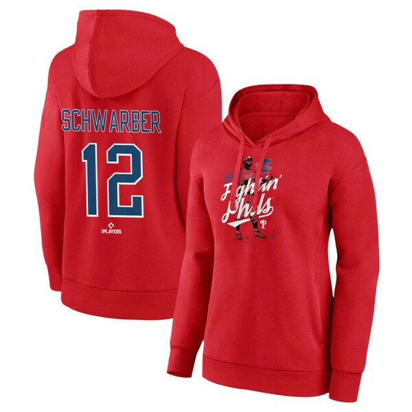 ファナティクス レディース パーカー・スウェットシャツ アウター Philadelphia Phillies Fanatics Women's Personalized Hometown Legend Pullover Hoodie Red