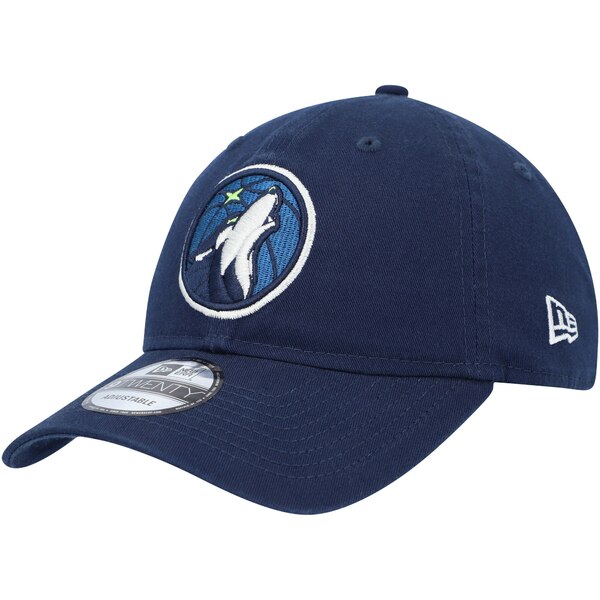 ニューエラ メンズ 帽子 アクセサリー Minnesota Timberwolves New Era Team 2.0 9TWENTY Adjustable Hat Navy