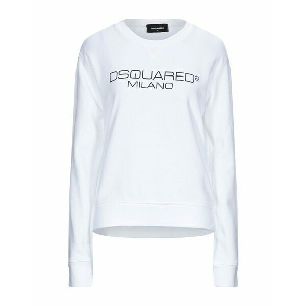 ディースクエアード DSQUARED2 レディース パーカー・スウェットシャツ アウター Sweatshirts White