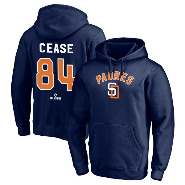 楽天astyファナティクス メンズ パーカー・スウェットシャツ アウター San Diego Padres Fanatics Cooperstown Winning Streak Personalized Name & Number Pullover Hoodie Navy