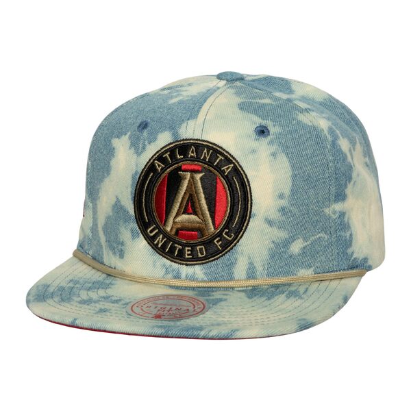ミッチェル＆ネス ミッチェル&ネス メンズ 帽子 アクセサリー Atlanta United FC Mitchell & Ness Acid Wash Snapback Hat Blue