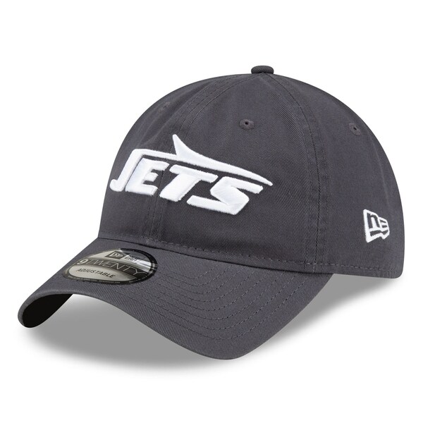 ニューエラ メンズ 帽子 アクセサリー New York Jets New Era Core Classic 9TWENTY Adjustable Hat Graphite