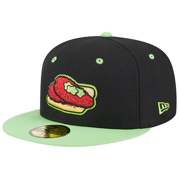 ニューエラ メンズ 帽子 アクセサリー Nashville Sounds New Era Theme Nights Nashville Hot Chickens 59FIFTY Fitted Hat Black