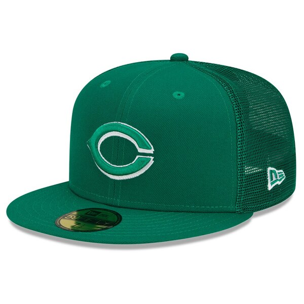 ニューエラ メンズ 帽子 アクセサリー Cincinnati Reds New Era 2022 St. Patrick's Day 59FIFTY Fitted Hat Green