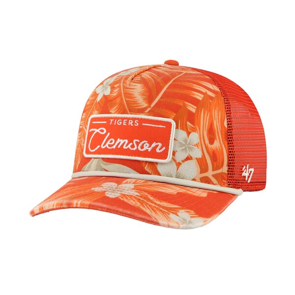 フォーティーセブン メンズ 帽子 アクセサリー Clemson Tigers '47 Tropicalia Hitch Adjustable Hat Orange