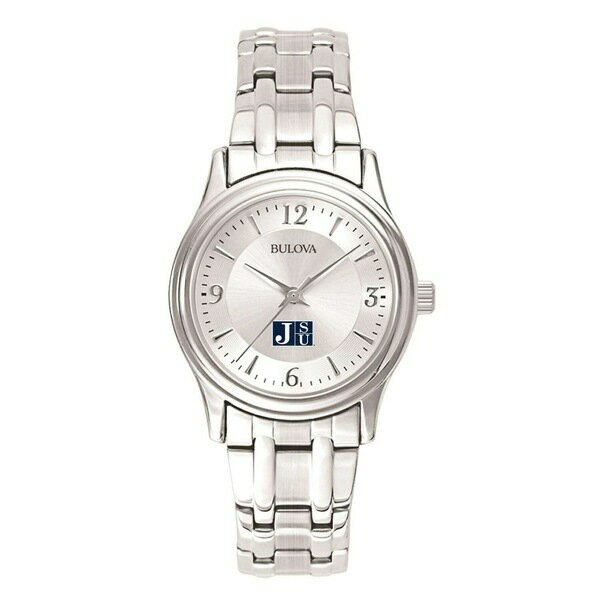 楽天astyブロバ レディース 腕時計 アクセサリー Jackson State Tigers Women's Silver Dial Stainless Steel Quartz Watch Silver