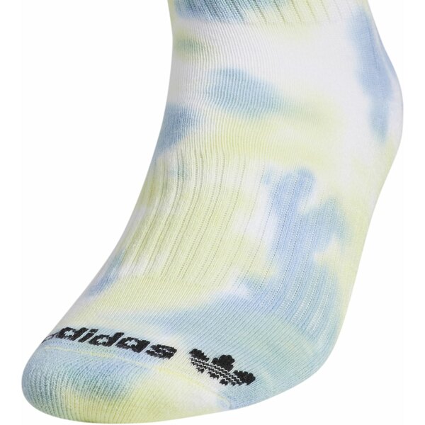 アディダス メンズ 靴下 アンダーウェア adidas Originals Tie Dye Crew Socks - 3 Pack Ambient Sky