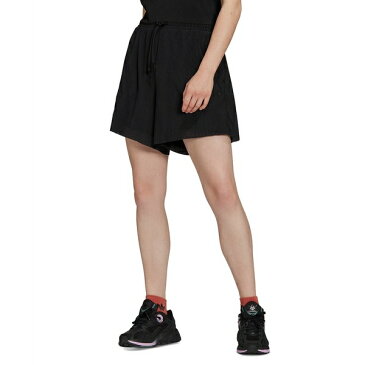 アディダス レディース カジュアルパンツ ボトムス Women's Adicolor Plissé Shorts Black