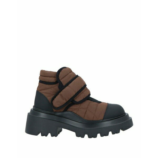 【送料無料】 プランシー レディース ブーツ シューズ Ankle boots Brown