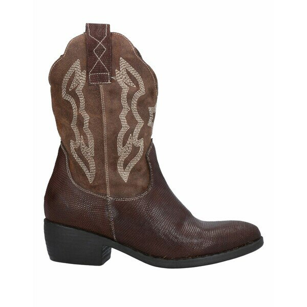 【送料無料】 ニラアンドニラ レディース ブーツ シューズ Ankle boots Brown