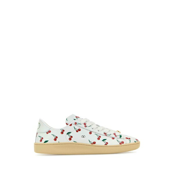 ヴァレンティノ ガラヴァーニ レディース スニーカー シューズ Printer Leather Royco Sneakers BIANCO..