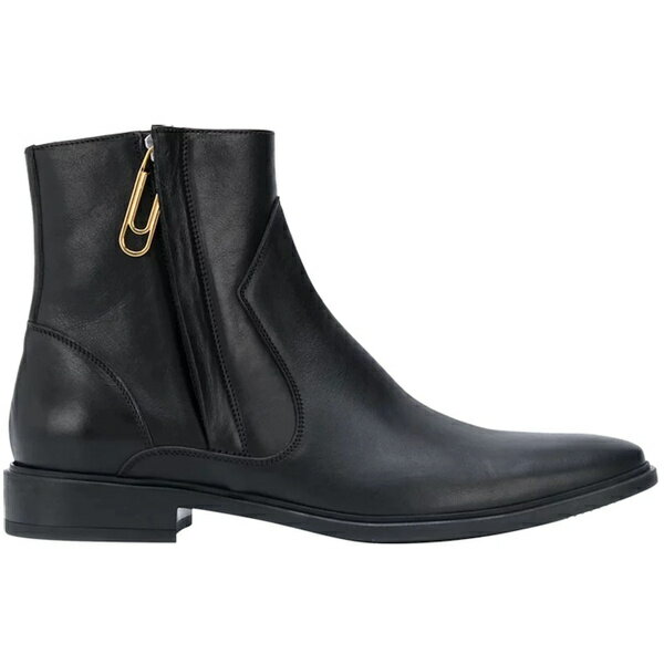 OFF-WHITE オフホワイト メンズ スニーカー 【OFF-WHITE Paperclip Zip-up Ankle Boots】 サイズ EU_42(27.0cm) Black Black