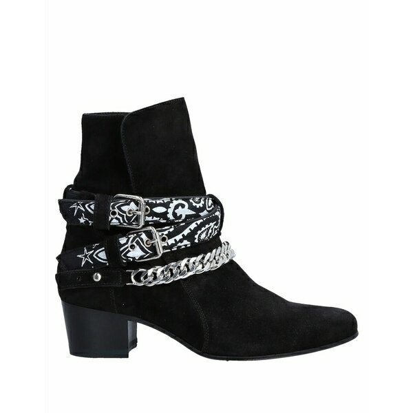 【送料無料】 アミリ レディース ブーツ シューズ Ankle boots Black