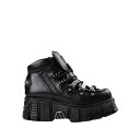 【送料無料】 ニューロック レディース ブーツ シューズ Ankle boots Black