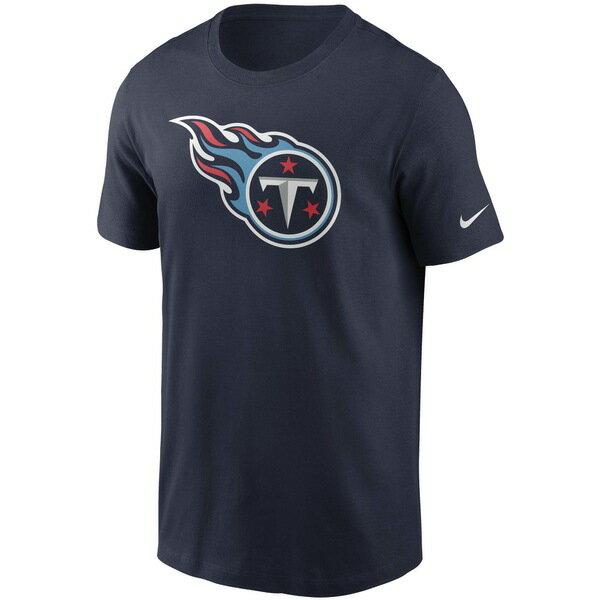 ナイキ メンズ Tシャツ トップス Tennessee Titans Nike Primary Logo TShirt Navy