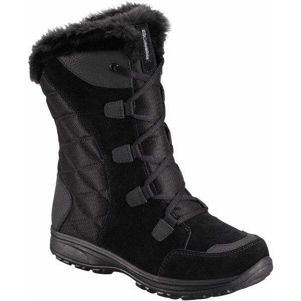 コロンビア レディース ブーツ＆レインブーツ シューズ Columbia Women's Ice Maiden II Waterproof Winter Boots Black/Columbia Grey