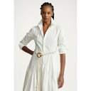 t[ fB[X s[X gbvX LONG SLEEVE DAY DRESS - Maxi dress - white