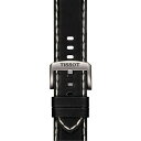 ティソット レディース 腕時計 アクセサリー Official Interchangeable Black Leather Watch Strap Black