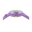 FT[` fB[X rv ANZT[ Women's Swiss Purple Silicone Strap Watch 38mm Purple
