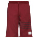 【送料無料】 トムブラウン メンズ カジュアルパンツ ボトムス Shorts & Bermuda Shorts Burgundy