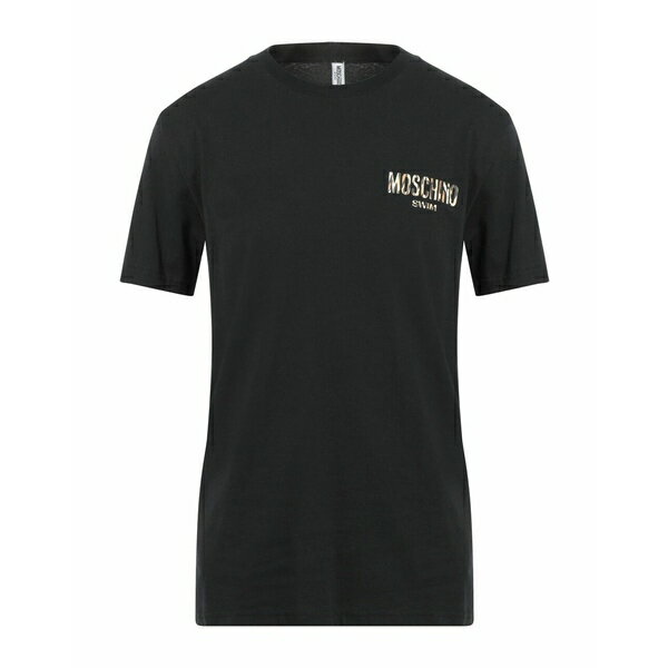 モスキーノ Tシャツ メンズ 【送料無料】 モスキーノ メンズ Tシャツ トップス T-shirts Black