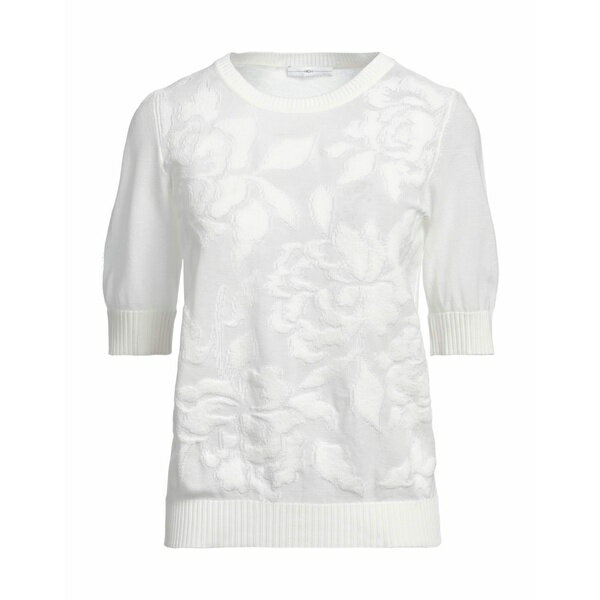 【送料無料】 ハイ レディース ニット&セーター アウター Sweaters White