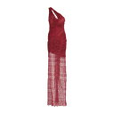 【送料無料】 エルマンノ シェルヴィーノ レディース ワンピース トップス Maxi dresses Red