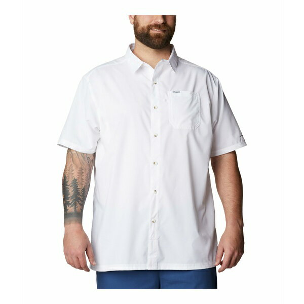 ӥ   ȥåץ Big & Tall Slack Tide Camp Shirt White