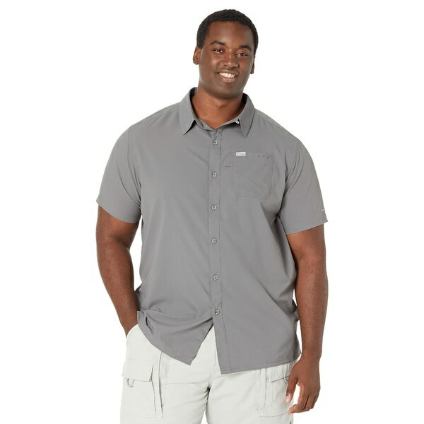 ӥ   ȥåץ Big & Tall Slack Tide Camp Shirt City Grey
