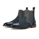 ステイシーアダムス メンズ ブーツ シューズ Finney Cap Toe Chelsea Boot Navy Multi