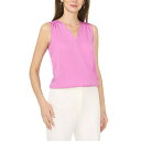 ヴィンスカムート レディース シャツ トップス Wrap Front Sleeveless Blouse Violet Blush 1(4)