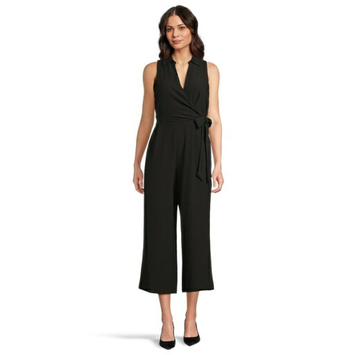 カルバンクライン レディース ワンピース トップス Collared Light Weight Jumpsuit Black カルバンクライン レディース ワンピース トップス Collared Light Weight Jumpsuit Black