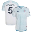 アディダス メンズ ユニフォーム トップス Chicago Fire adidas 2022 Lakefront Kit Authentic Custom Jersey White