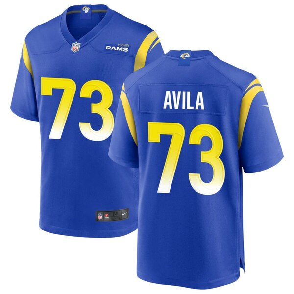 楽天astyナイキ メンズ ユニフォーム トップス Los Angeles Rams Nike Custom Game Jersey Royal