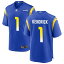 ʥ  ˥ե ȥåץ Los Angeles Rams Nike Custom Game Jersey Royal