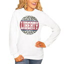 Q[fC fB[X TVc gbvX Liberty Flames Women's Scoop & Score Long Sleeve TShirt White